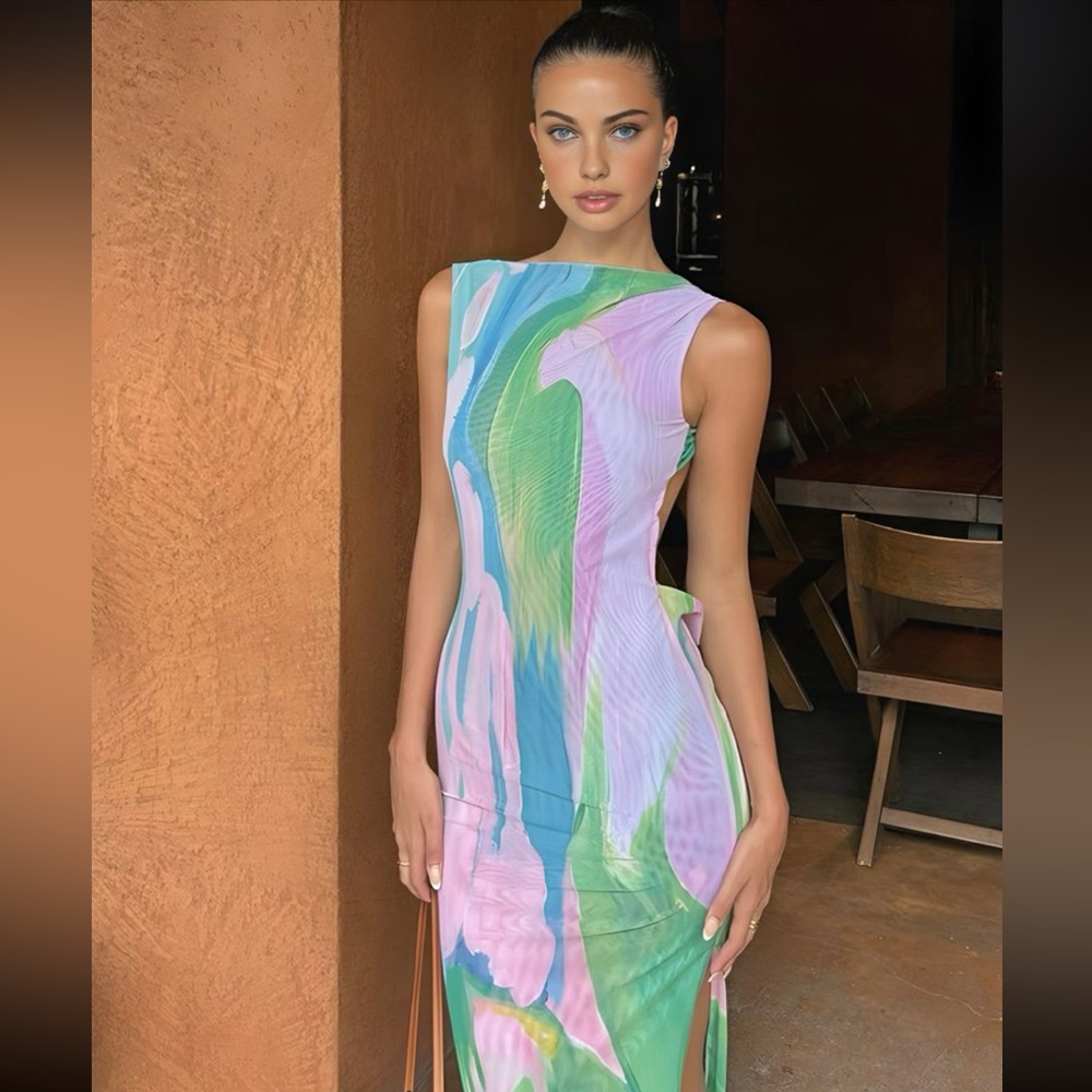 Brand new commense long slip dress